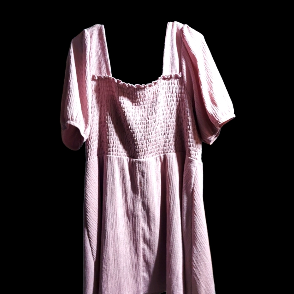 Rose colored dress